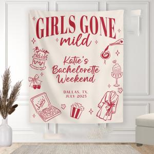 【並行輸入品】 Cozyy Custom Bachelorette Banner, Girls Gone Mild Bachelorette P