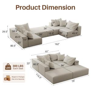 【並行輸入品】MJQFVM 162インチ 特大...の詳細画像3