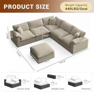 【並行輸入品】 Cloud Couch Mod...の詳細画像4