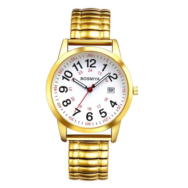 【並行輸入品】 Avaner Men's Stretch Band Watches: Gold Si...