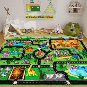 【並行輸入品】DINSUMRUG 子供用ラグ 車...の商品画像