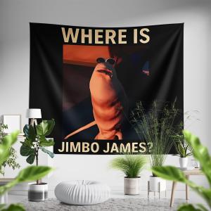 【並行輸入品】 Aertemisi Personalized 60'' x 50'' Marcus the Worm Funny Meme Ta