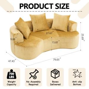 【並行輸入品】 Luxury 80” Yell...の詳細画像4