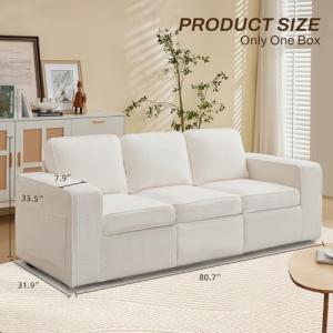 【並行輸入品】 Orcalic 80 Sofa...の詳細画像3