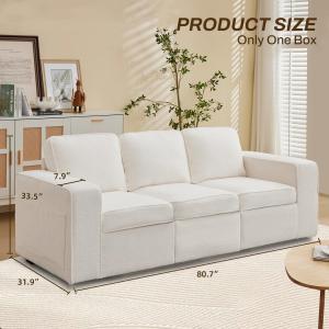 【並行輸入品】 Orcalic 80 Sofa...の詳細画像5