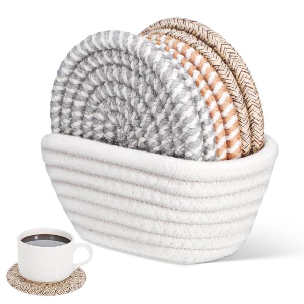 【並行輸入品】 ULTECHNOVO 1Set Bohemian Cotton Rope Coast...