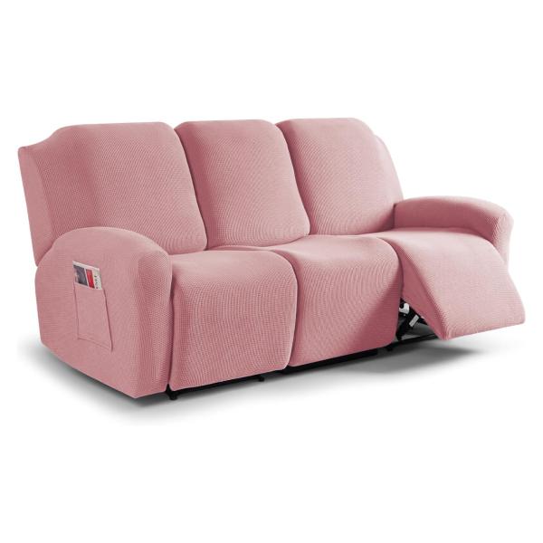 【並行輸入品】 CONRUSER Stretch Recliner Sofa Cover, 8 Pi...