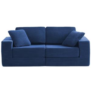 【並行輸入品】FILUXE モジュラーセクショナルソファ、モダンなモジュラーソファ、深いシート付き、快適なクラウドソファ、リビングルーム、ベッド