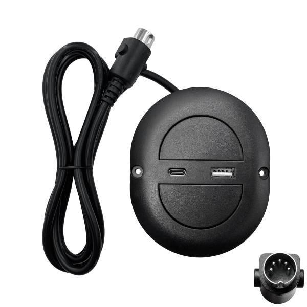 【並行輸入品】Uetmulik 2ボタン5ピンパワーリクライニング電動ソファスイッチハンドコントロー...