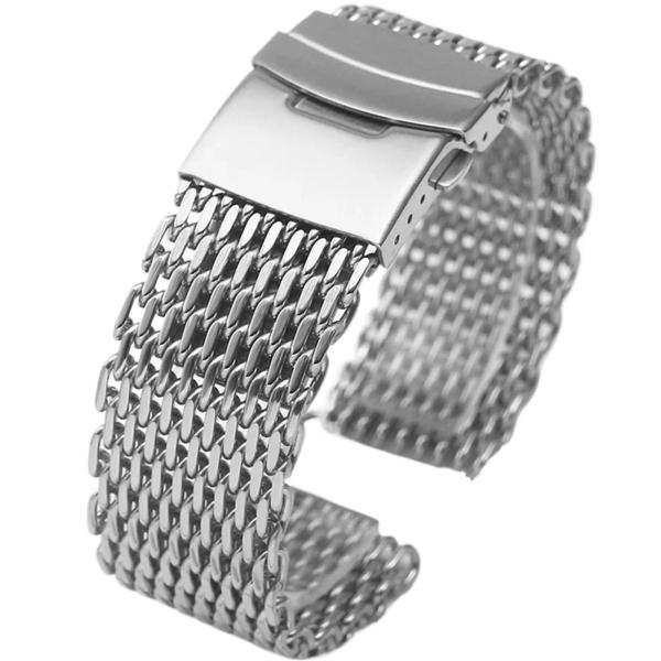 【並行輸入品】 GEVENLCCKB Stainless Steel Mesh Watch Band...