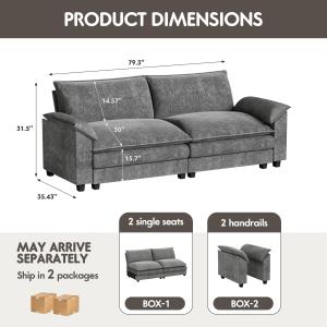 【並行輸入品】Homall 80インチ モジュ...の詳細画像3