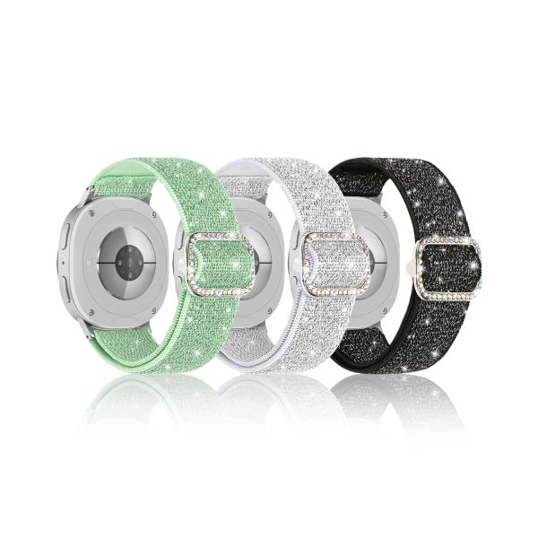 【並行輸入品】Bling 伸縮性ナイロンバンド Samsung Galaxy Watch 8用バンド...