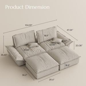 【並行輸入品】 POVISON Oversiz...の詳細画像3