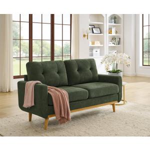 【並行輸入品】 PAXIPEX 67“ Oversized Polyester Sofa, Upholstered Comfty Couch B