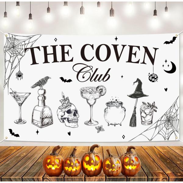 【並行輸入品】The Coven Clubの背景幕 コーヴン 独身者タペストリー この魔女はヒッチハ...