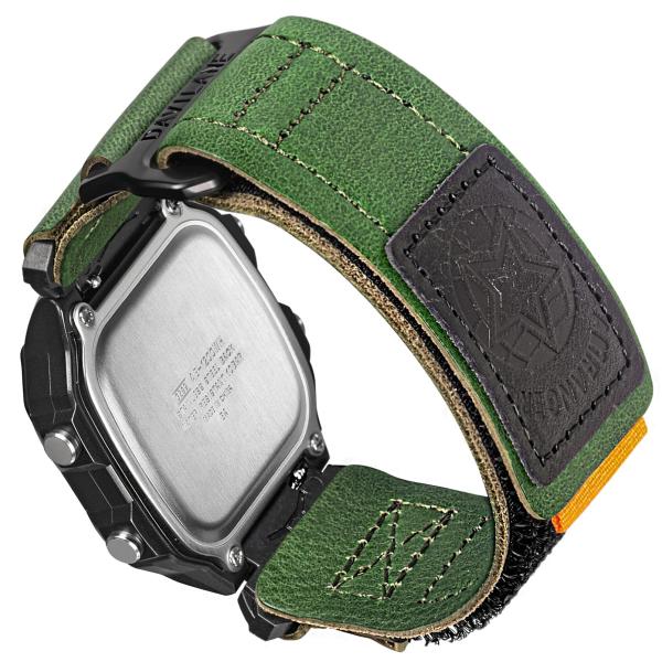 【並行輸入品】 18mm Genuine Leather Watch Band Compatible...