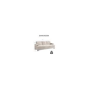 【並行輸入品】HOMYKA 85インチソファ ...の詳細画像5