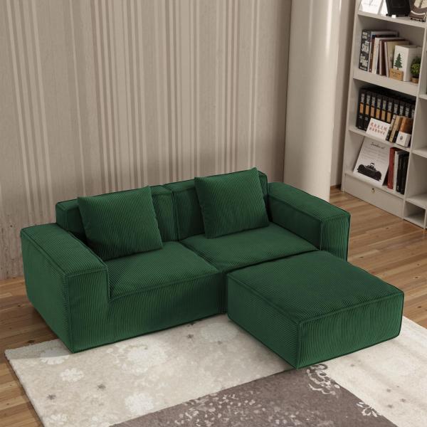 【並行輸入品】 Ball &amp; Cast Loveseat Sofa,Modular Sectiona...