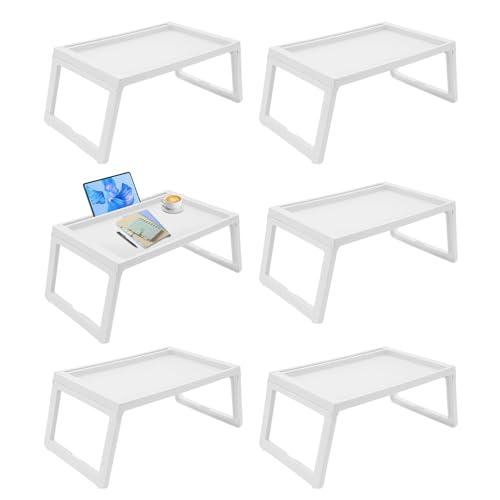 【並行輸入品】 6 Pcs Bed Tray Table Folding Breakfast in ...