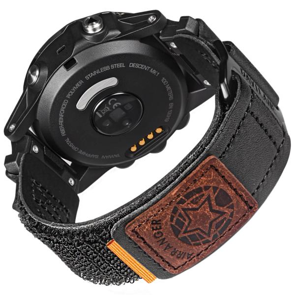 【並行輸入品】 DAVILANE 22mm Genuine Leather Watch Band C...