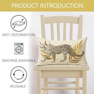 【並行輸入品】Fjfz ヒョウ 腰部装飾クッシ...の詳細画像4