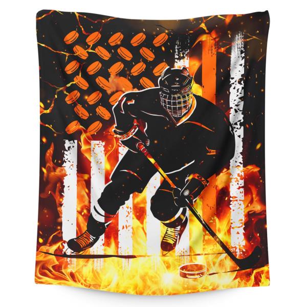 【並行輸入品】 Blanket for Hockey Lovers, Hockey Blankets...