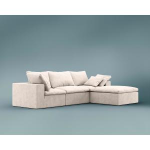 【並行輸入品】 ROVE LAB R4 Sofa Sectional Cloud Soft SmartFoam〓 Comfort Ful