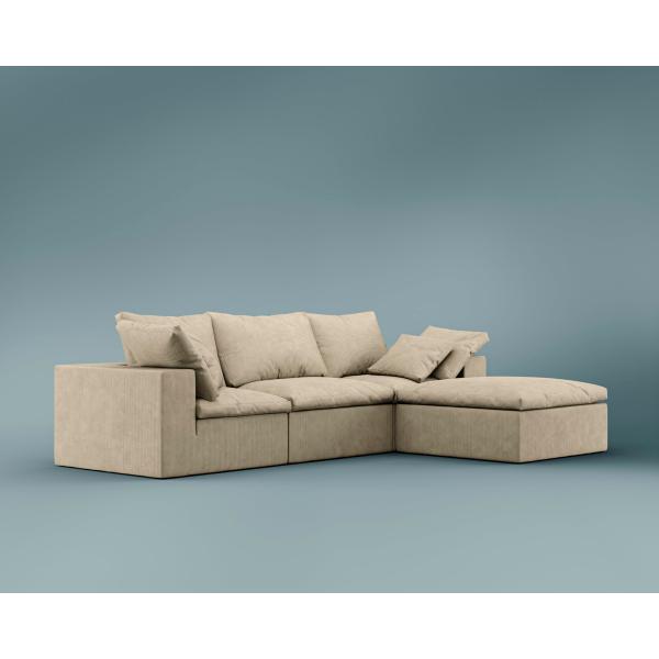 【並行輸入品】 ROVE LAB R4 Sofa Sectional   Cloud Soft Sm...