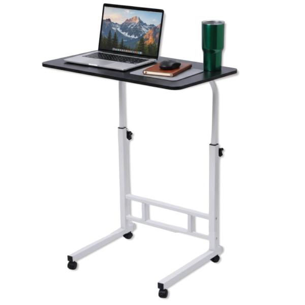 【並行輸入品】ジャパード キャスター付き小型デスク モバイルTVトレイ テーブルローリングデスク ベ...