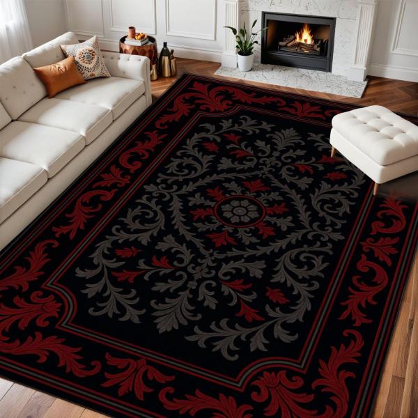 【並行輸入品】 8x10 Area Rugs for Bedroom Boho Washable G...