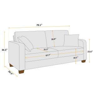 【並行輸入品】 VANOMi Loveseat...の詳細画像3