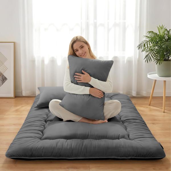 【並行輸入品】 Cosovia Japanese Floor Mattress Futon, 4 I...