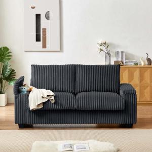 【並行輸入品】 71'' Boneless Loveseat Sofa in a Box, Modern Loveseats with 2 St
