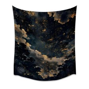 【並行輸入品】 BZWAPQ Fantasy Celestial Aesthetic Vintage Tapestry Dark Academi