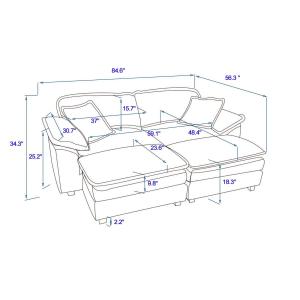 【並行輸入品】 Sectional Loves...の詳細画像3