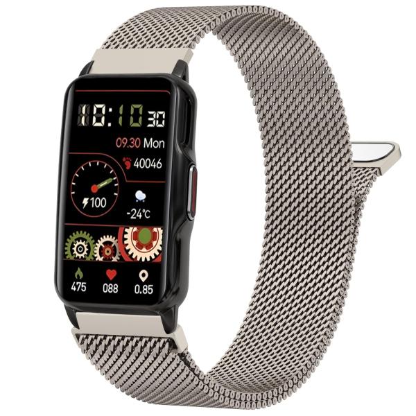 【並行輸入品】HQzon Milanese Watchバンド Mindrose H80 1.45イン...