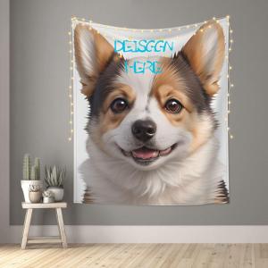【並行輸入品】 xzdesign Custom Wall Tapestry Personalized Image Text Picture Ba