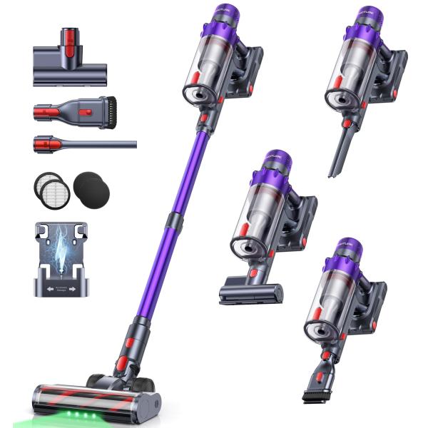 【並行輸入品】 SMOTURE Cordless Vacuum Cleaner, 650W 55KP...
