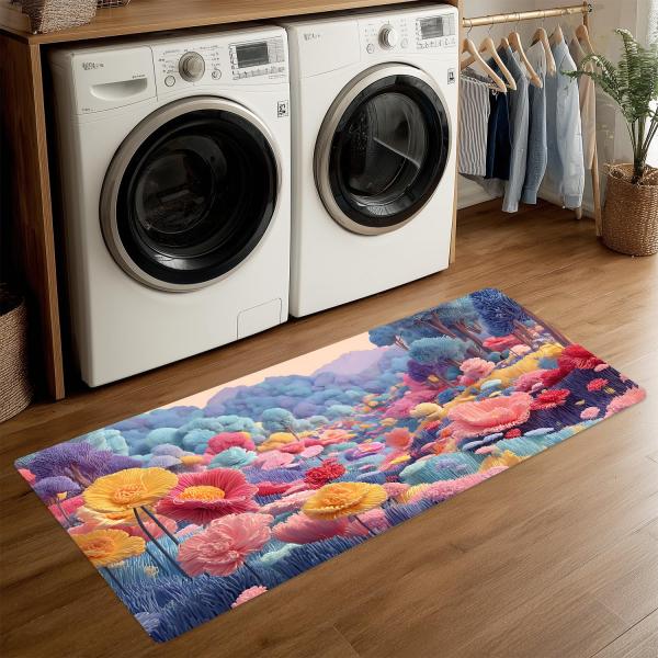 【並行輸入品】 ANNA QUEEN Colorful Flower Field Laundry R...
