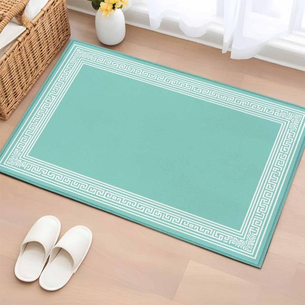 【並行輸入品】 2x3 Area Rugs for Living Room, Turquoise G...