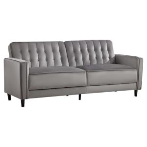 【並行輸入品】 CANMOV Convertible Sofa Bed,82″Fabric Futon Couch with Adjustabl