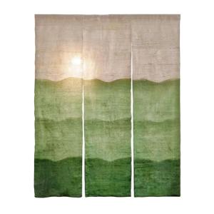 【並行輸入品】 7vcraft Hand Dyed Wide Noren Curtain, 3 Panel Japanese Doorway C