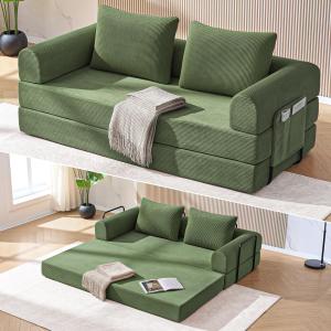【並行輸入品】 YUUIJOAA 4 in 1 Folding Convertible Sofa Bed, 78 Inch Oversized