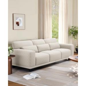 【並行輸入品】Amada 89インチソファ リビングルーム用3人掛けソファー リビングルーム用モダンソファ 深いシート&ワイドアームレスト付き