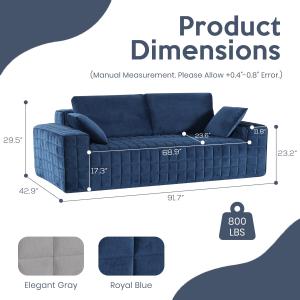 【並行輸入品】 91 Cloud Sofa B...の詳細画像3