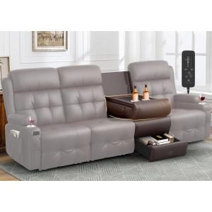 【並行輸入品】 Aotolo Sofa Box G Flip Back Middle Seat, Brown Color