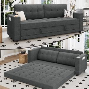 【並行輸入品】 HYZQ Upgraded Queen Size Futon Sofa Bed, 83