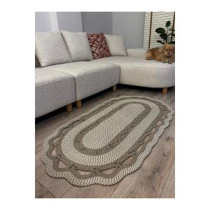 【並行輸入品】 Jute Rug Oval Br...の商品画像