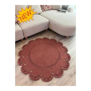 【並行輸入品】 Jute Rug Round ...の詳細画像1