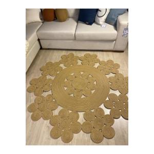 【並行輸入品】 Round Jute Rug ...の詳細画像1